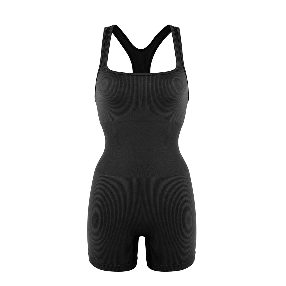 Seamless Bodysuiyts for Women  Contracted Tummy Control Rompers Sexy Sleeveless Backless  Yoga Sets Jumpsuits Women's Clothings - Premium  from Lizard Vigilante - Just $14.99! Shop now at Lizard Vigilante