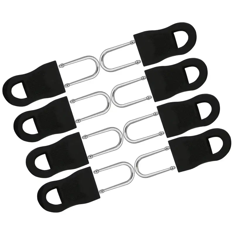 Zipper Slider Replacement Zipper Puller Tag Fixer Repair Kit Zipper for Sewing Clothes Travel Bag Suitcase Clothes Tent Backpack