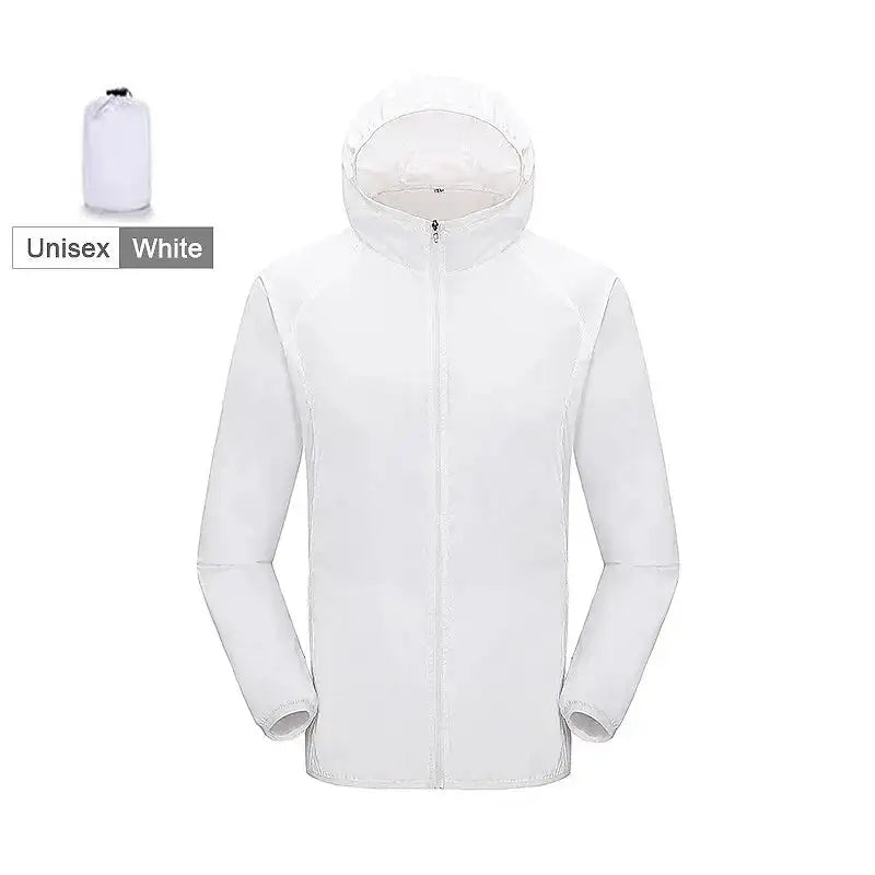 LNGXO Unisex Hiking Jacket Men Women Waterproof Quick Dry Camping Windbreaker Trekking Fishing Rain Coat Outdoor Anti UV Clothes