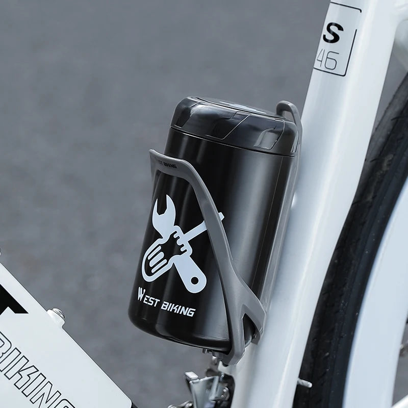 West Biking Portable Cycling Tool Bottle Pod Tire Repair Kit Storage Capsule