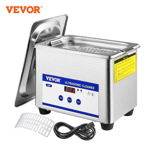 VEVOR 800ml Ultrasonic Cleaner Portable Mini Dishwasher – 35W Sonic Cleaning Machine for Home, Jewelry, Glasses, Watches, Dentures, and Vegetables - Premium Digital Ultrasonic Cleaner from Lizard Vigilante - Just $75.99! Shop now at Lizard Vigilante