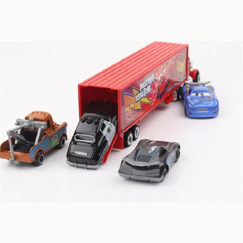 6-7pcs/Set Disney Pixar Car 3 Lightning Mcqueen Uncle Truck Jackson Storm 1:55 Diecast PVC Car Model Toys Kids Boy Xmas Kid Gift - Premium toy from Lizard Vigilante - Just $23.99! Shop now at Lizard Vigilante