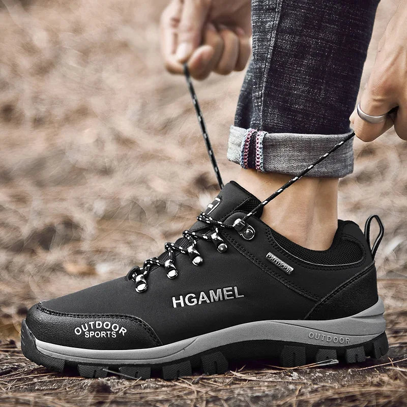 Outdoor Men Treking Shoes Breathable Climbing Hiking Sneakers Men Trainers Comfortable Walking Casual Shoes Men Camping Shoes - Premium  from Lizard Vigilante - Just $30.99! Shop now at Lizard Vigilante