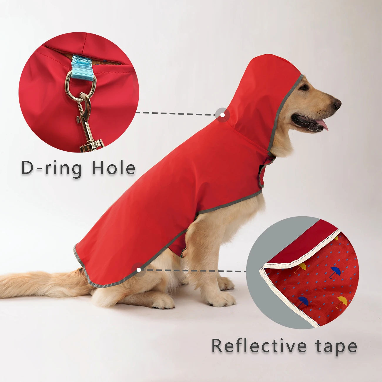 Double-Layer Yellow Raincoat With Two-Way Wear - Keep Your Pup Dry & Stylish! - Premium dog clothes from Lizard Vigilante - Just $17.99! Shop now at Lizard Vigilante