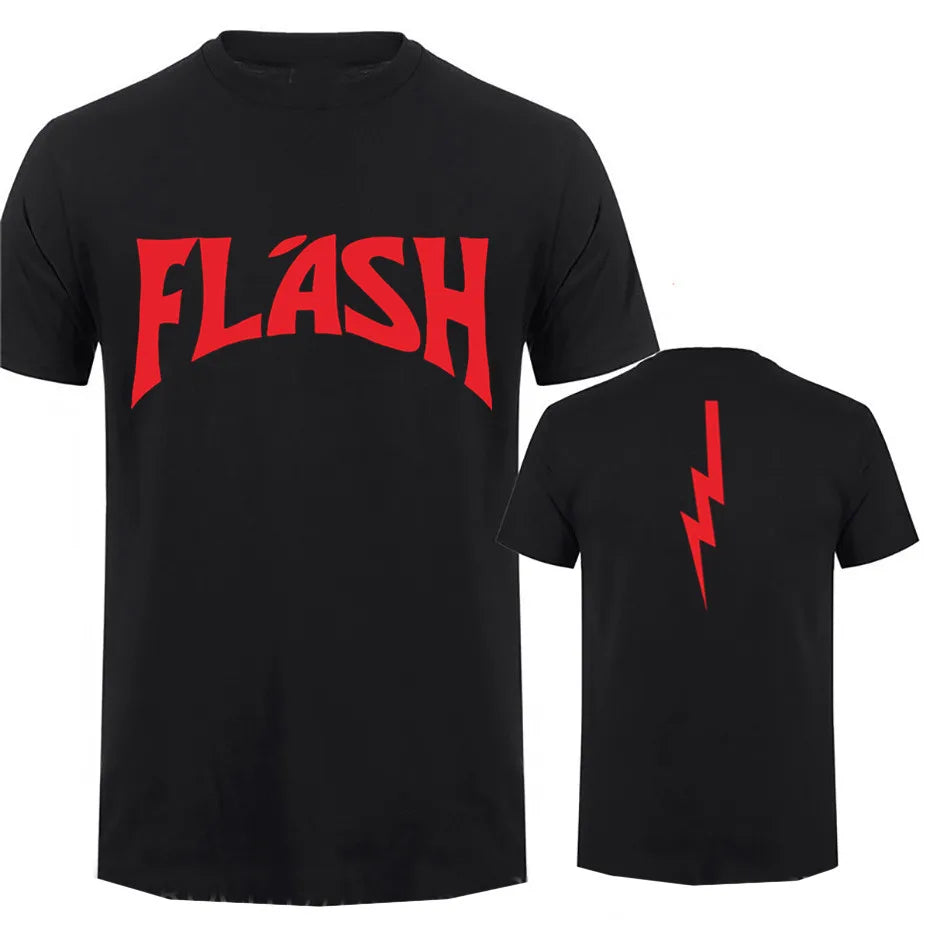 Freddie Mercury Flash Gordon Queen Rock Band T-shirt – Retro 80s Hip Hop Fancy Dress Front & Back Print Men's Tee - Premium tee from Lizard Vigilante - Just $24.88! Shop now at Lizard Vigilante