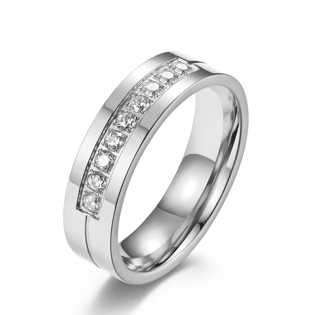 The Immortal 6mm CZ Gold Eternity Ring – Stainless Steel Drip for the Fearless - Premium ring from dsers - Just $3.99! Shop now at Lizard Vigilante