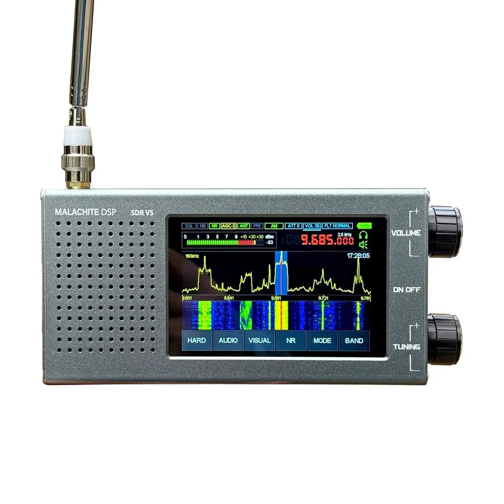 Malachite DSP SDR Receiver V5 – CNC Aluminum Case, 5000mAh Battery, Full-Range Spectrum AM/FM/SSB/NFM/WFM Receiver - Premium radio from DS - Just $399.99! Shop now at Lizard Vigilante