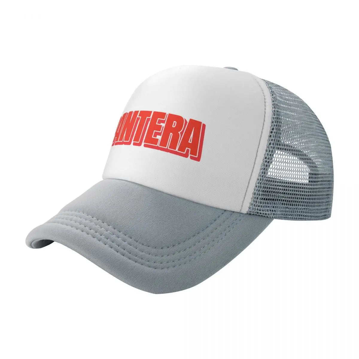 Pantera Rock Music Band Mesh Baseball Cap Men Women Hip-Hop Sun Hat Heavy Metal Hat Breathable Snapback Cap Summer Trucker Hats - Lizard Vigilante