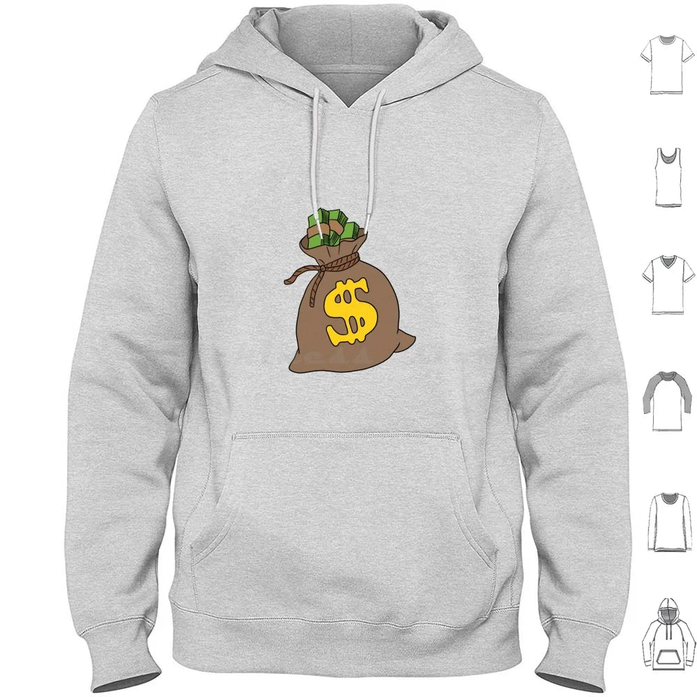 Cash Flow Money Bag Hoodie – Hustle Hard, Stack High! | Rich Mula Dollar Graphic Sweatshirt | Pay Me Payday Streetwear - Premium hoodies from Lizard Vigilante - Just $33.99! Shop now at Lizard Vigilante