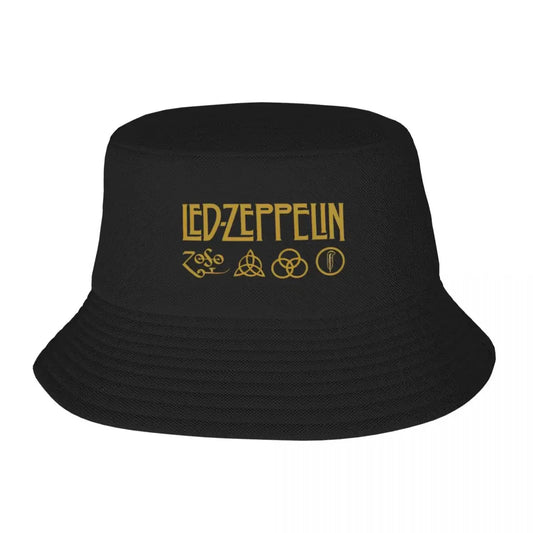 Led Zeppelins Bucket Hat – Lightweight Summer Headwear for Music Lovers, Unisex Fishing Caps - Premium Bucket hats from Lizard Vigilante - Just $23.88! Shop now at Lizard Vigilante