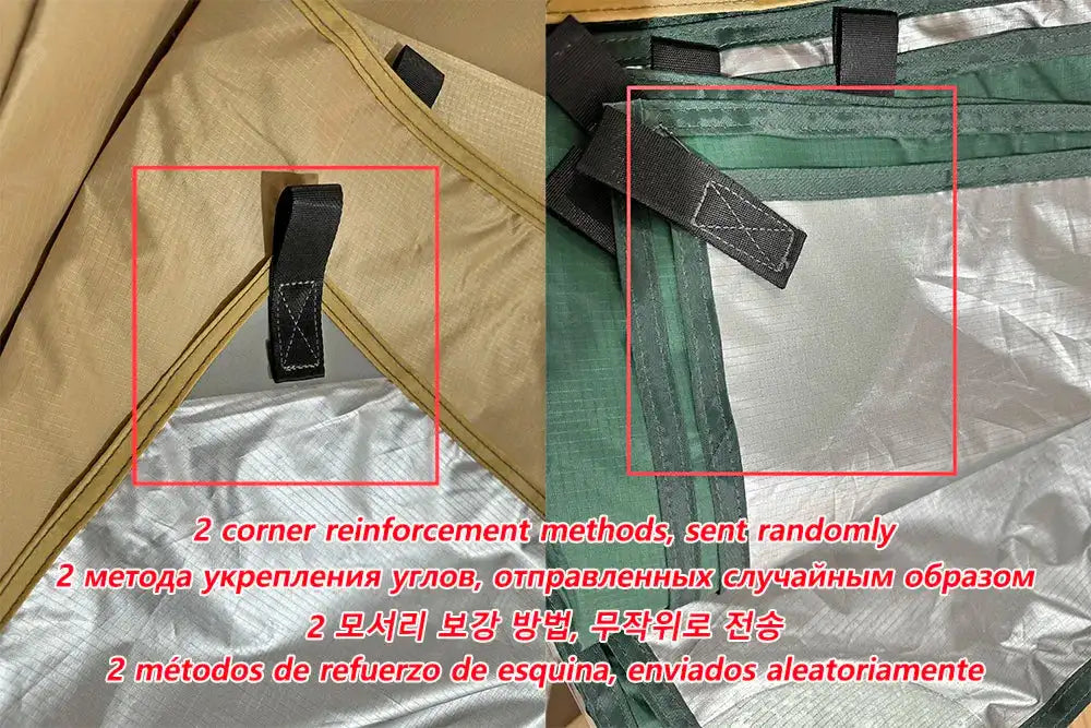 4x4m 4x3m 3x3m 19 Hang Points Tent Tarp Survival Sun Shelter Shade Canopy Outdoor Backpacking Waterproof Camping Awning SunShade