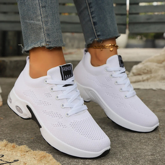 Women Platform Casual Sneakers Outdoor Mesh Breathable Running Casual Shoes Summer Comfortable Luxury Vulcanize Shoes for Women - Premium  from Lizard Vigilante - Just $10.99! Shop now at Lizard Vigilante