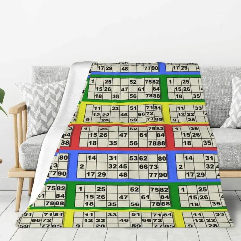 Custom 3D Printed Lucky Game Crazy Bingo Lady Gambling Player Blanket – Comfortable Soft Flannel Winter Throw Blanket for Travel, Bed, and Home - Premium blanket from Lizard Vigilante - Just $15.99! Shop now at Lizard Vigilante