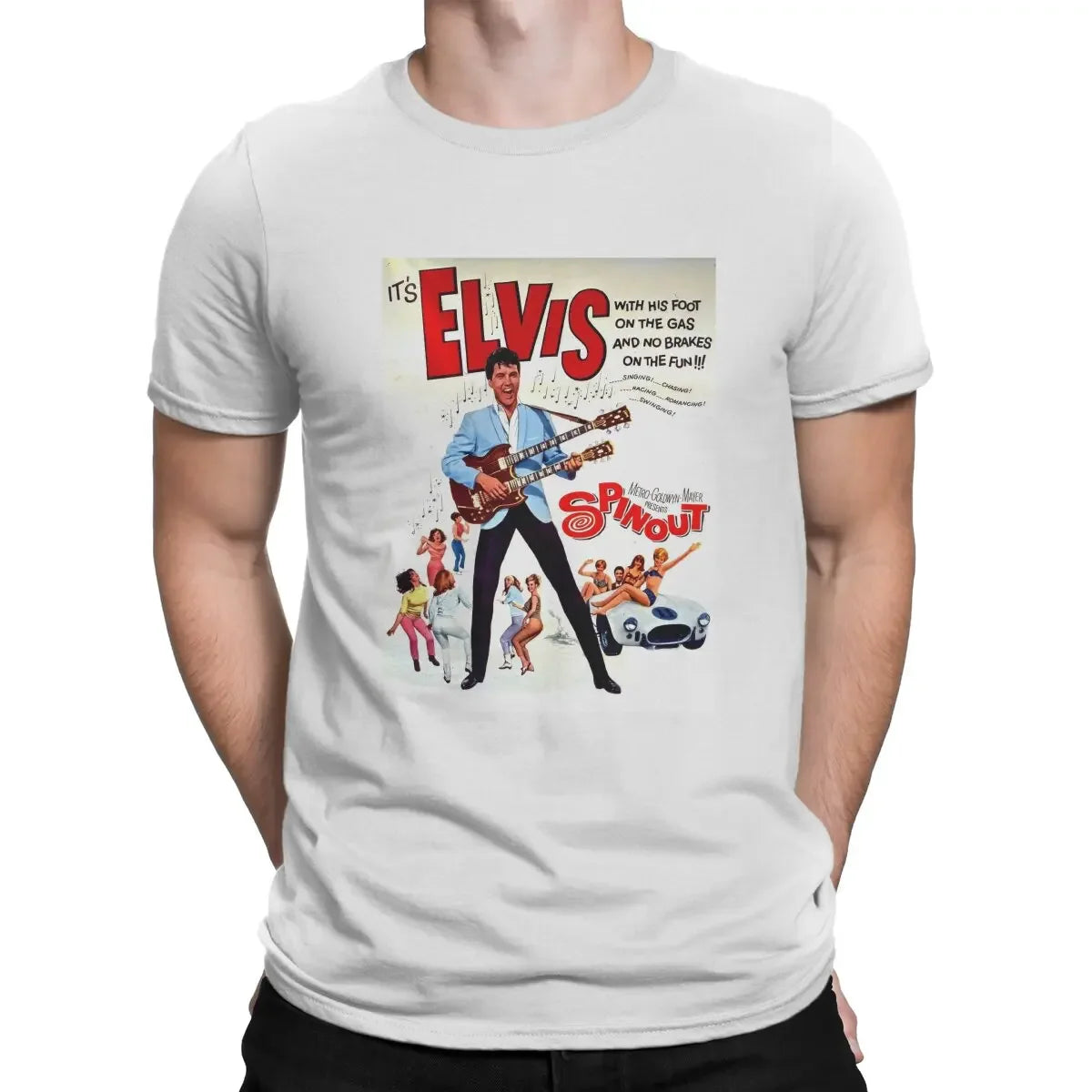 Elvis Presley T Shirt Harajuku Sweatshirts Hipster Singer Man TShirt Men Tee Shirt Clothing - Lizard Vigilante