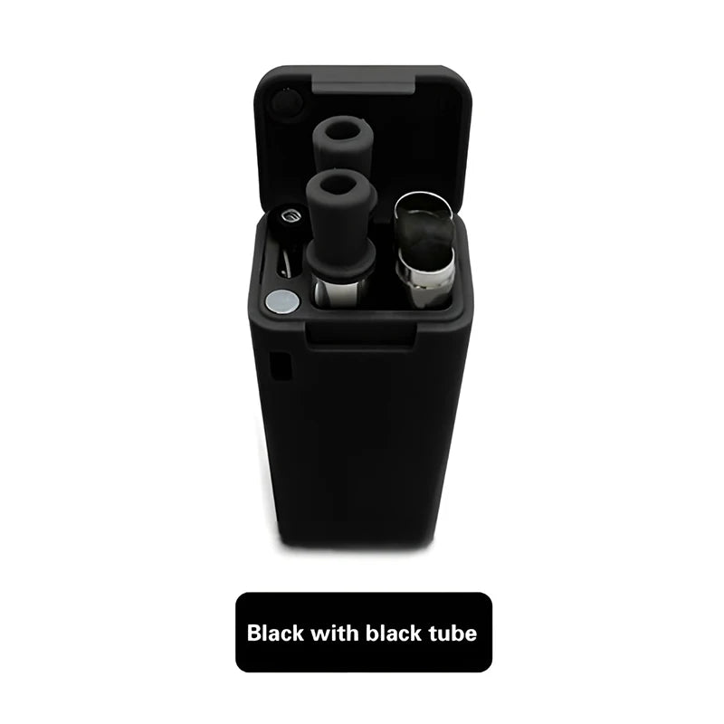 Foldable Stainless Steel Straw Set – Reusable 304 Steel with Silicone Tip, Eco-Friendly & Portable with Cleaning Brush - Premium straws from dsers - Just $25.99! Shop now at Lizard Vigilante