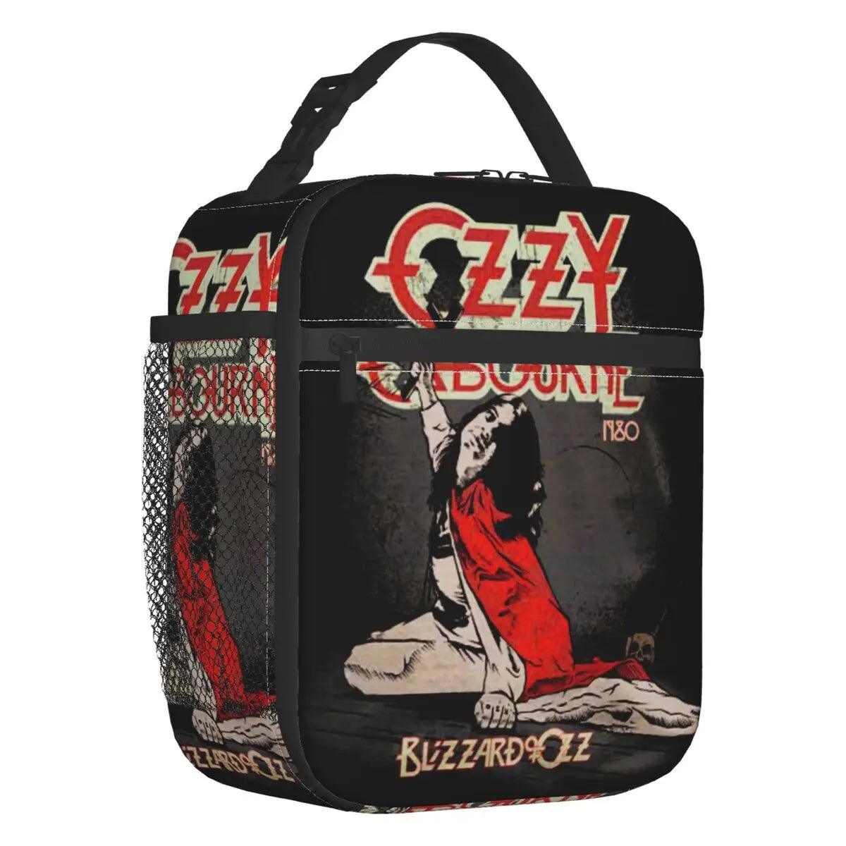 Ozzy Osbourne Heavy Metal Band Rock Lunch Bag Women Thermal Cooler Prince Of Darkness Insulated Lunch Boxes for  School - Premium cooler bag from Lizard Vigilante - Just $21.99! Shop now at Lizard Vigilante