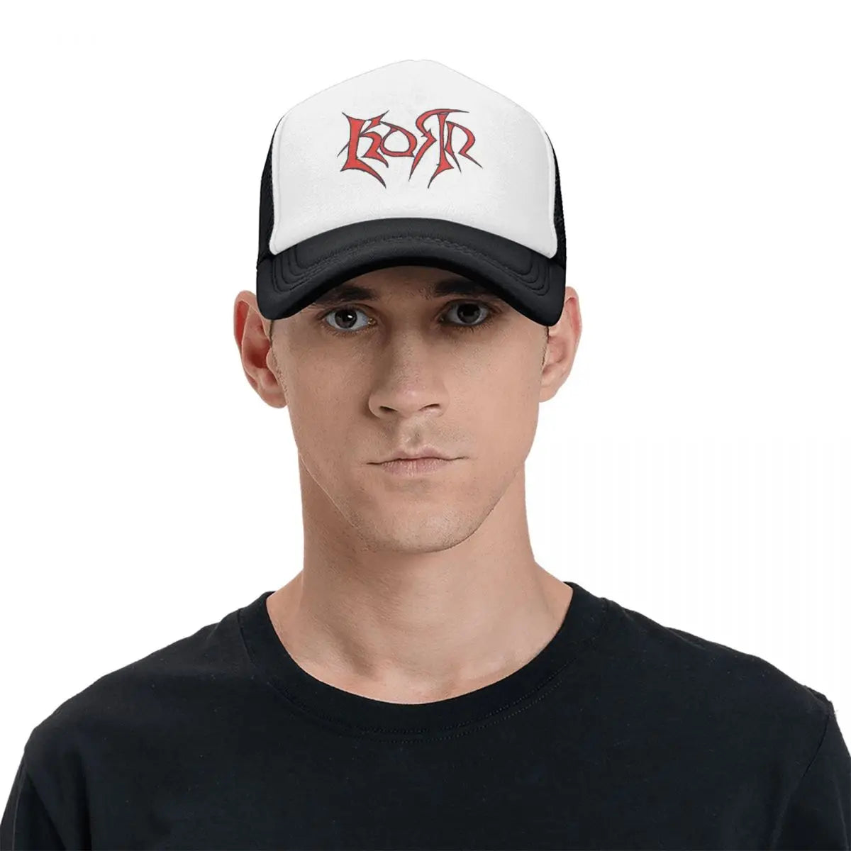 Korn Rock Music Mesh Baseball Cap – Stylish, Breathable, Adjustable Hat for All Seasons - Premium  from Lizard Vigilante - Just $23.88! Shop now at Lizard Vigilante