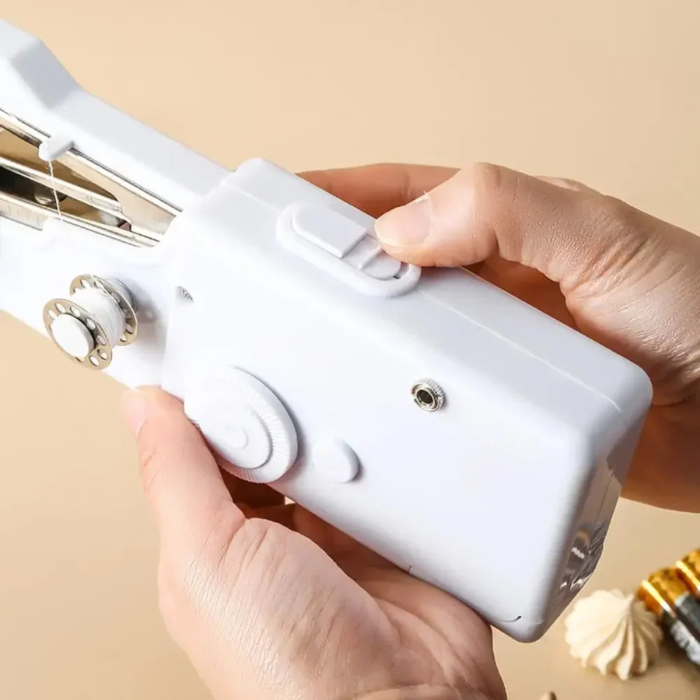 Lizard Vigilante Handheld Mini Sewing Machine – Portable Manual Stitcher for Quick Repairs, Travel & DIY Needlework - Premium sewing machine from dsers - Just $22.22! Shop now at Lizard Vigilante