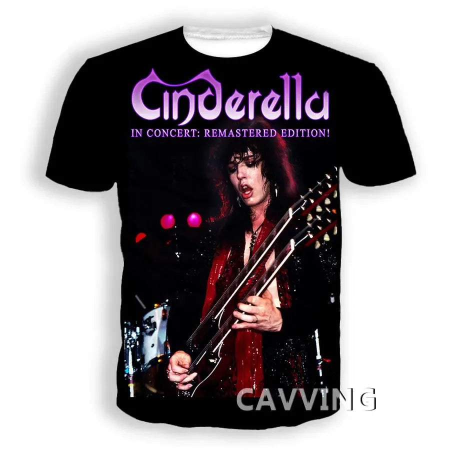 Cinderella Rock 3D Print Tee – Fierce Harajuku Vibes for Rebels & Royalty, Men’s & Women’s Summer Casual Streetwear - Premium tee from dsers - Just $10.99! Shop now at Lizard Vigilante