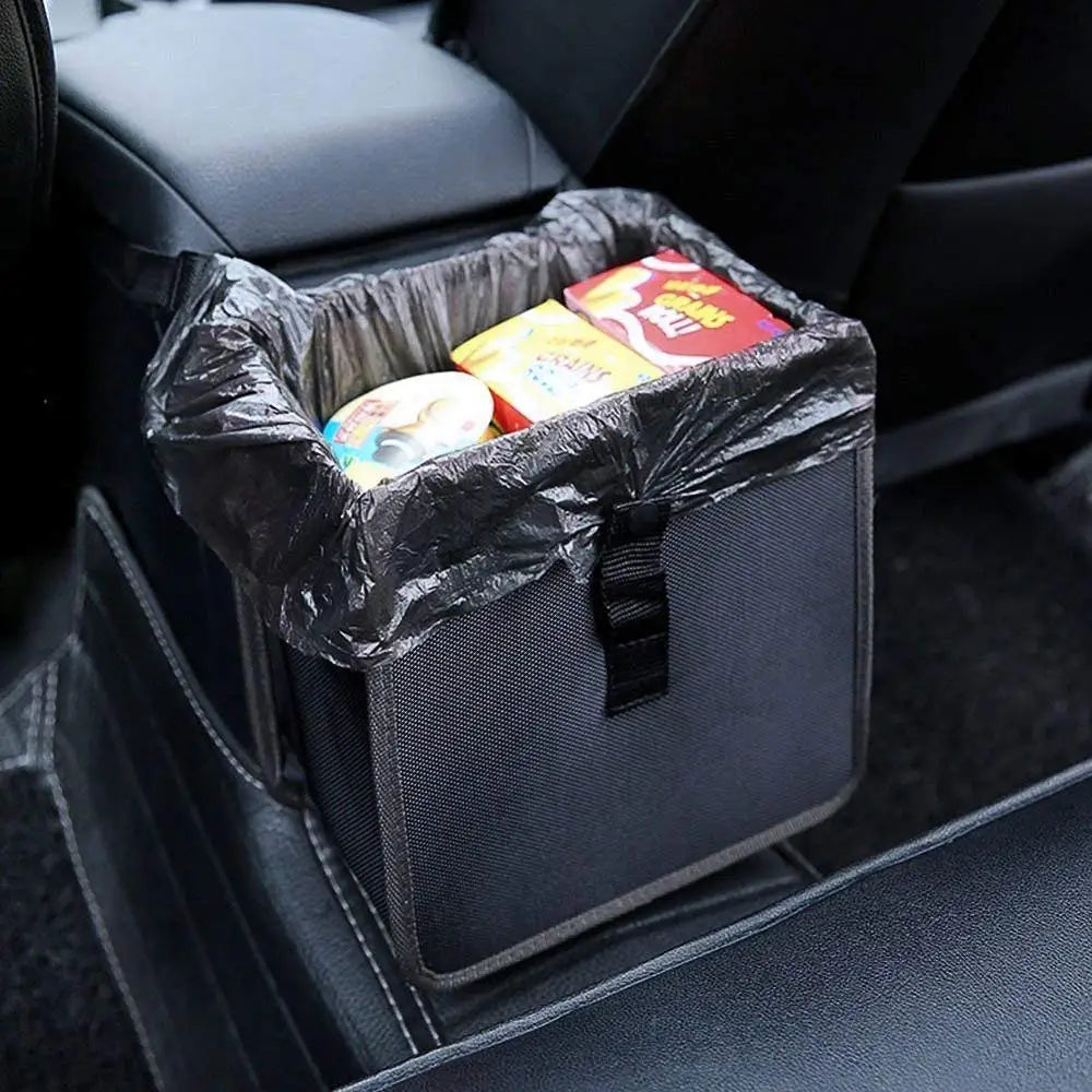 1PC Car mounted hanging garbage bin, multifunctional folding garbage bin, storage bag, storage bag, car interior accessories