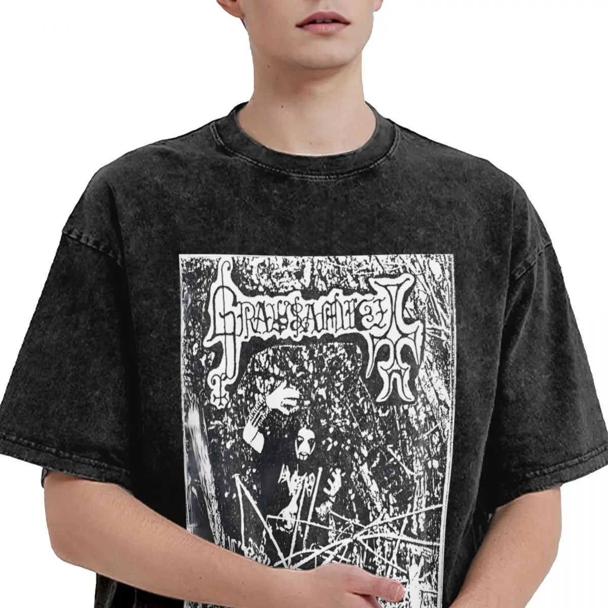 Grausamkeit T-Shirt German Black Metal Rock Group T-Shirts 2024 Casual Tee Shirt Short Sleeve Loose Tees - Premium T-Shirt from Lizard Vigilante - Just $32.37! Shop now at Lizard Vigilante