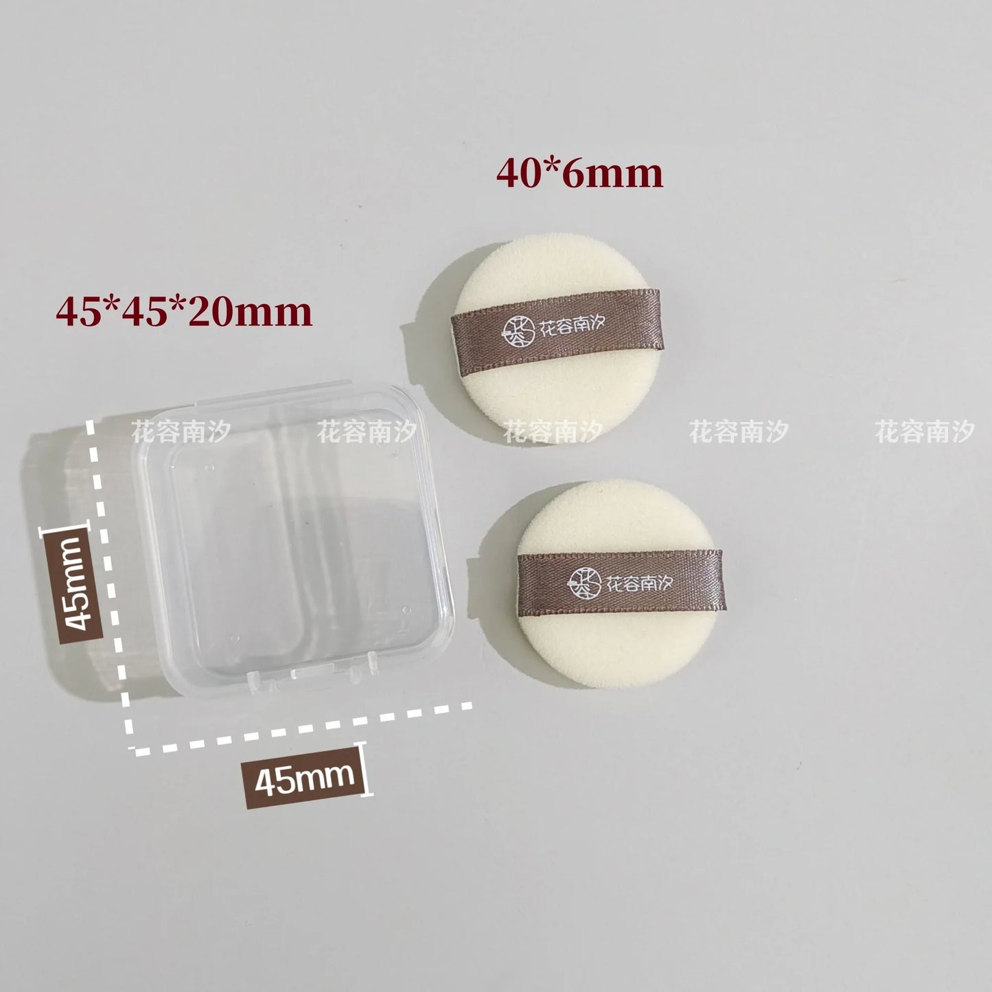 Small Flocking Mini Replacement Puff Loose Powder Foundation Puff