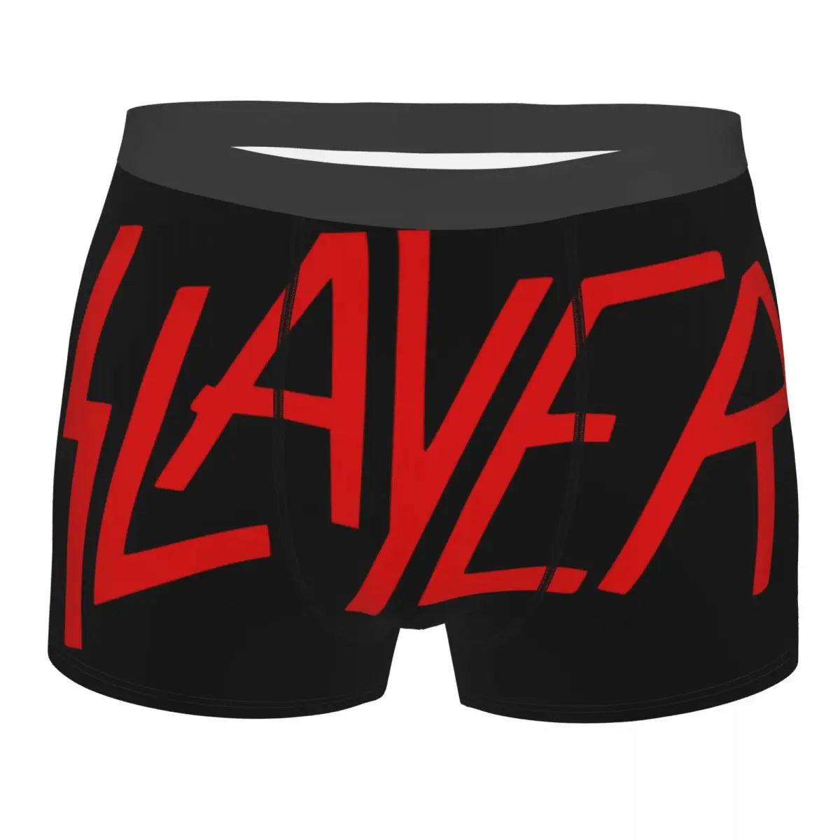 Slayer Megadeth Slipknot - Death Metal Boxer Briefs - Premium Underwear from Lizard Vigilante - Just $24.49! Shop now at Lizard Vigilante