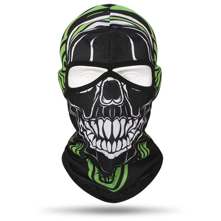 Skull Full Tactical Balaclava Face Cover Hat Motorcycle Mask Skiing Cap Cycling Hunting Head Neck Gaiter Men Bike Helmet Liner - Premium mask from Lizard Vigilante - Just $17.99! Shop now at Lizard Vigilante