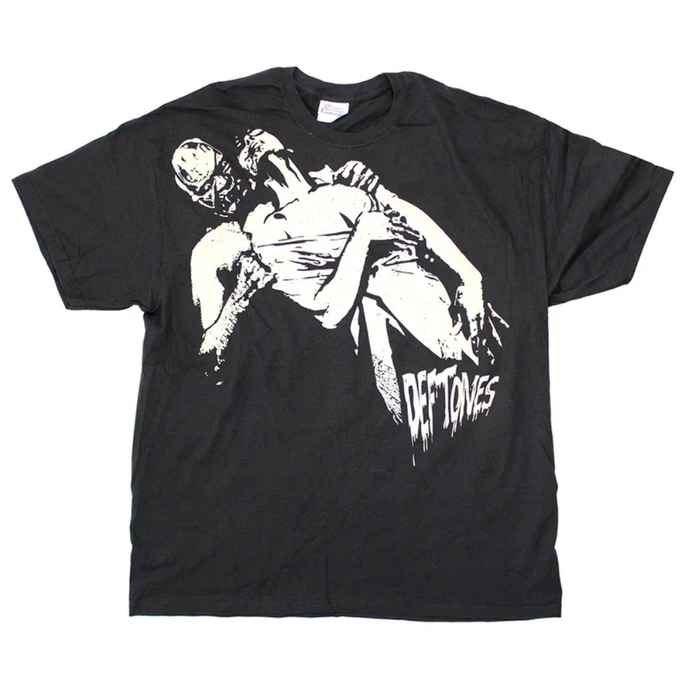 Deftones 2025 Cotton Band T-Shirt – Oversized Hip Hop Rock Tee For Men And Women