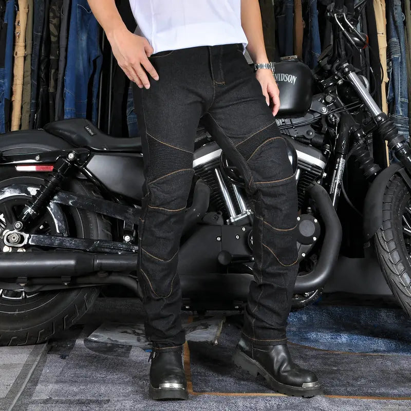 Lizard Vigilante Steelstride Moto Pants — Anti-Fall Riding Jeans For Hardcore Riders And All-Season Road Warriors