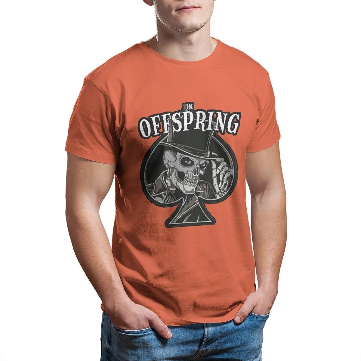 the offspring AS Men's T Shirt The Offspring Cool Tees Short Sleeve O Neck T-Shirts 100% Cotton Birthday Present Tops - Lizard Vigilante