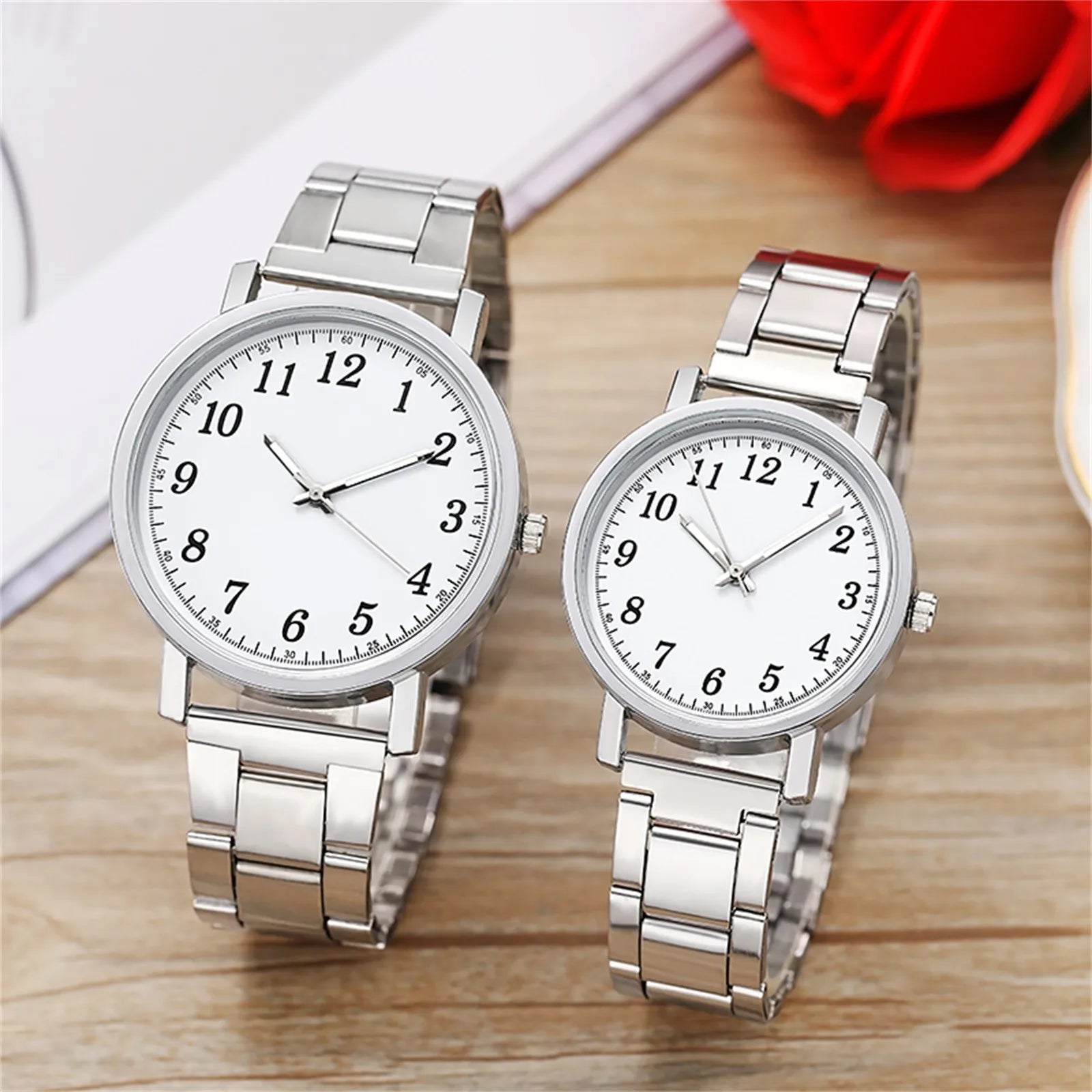 Watches For Women Waterproof Chronograph Quartz Ladies Digital Steel Luxury Watch Couple Strap Gift Women'S Watch часы женские - Premium  from Lizard Vigilante - Just $1.99! Shop now at Lizard Vigilante