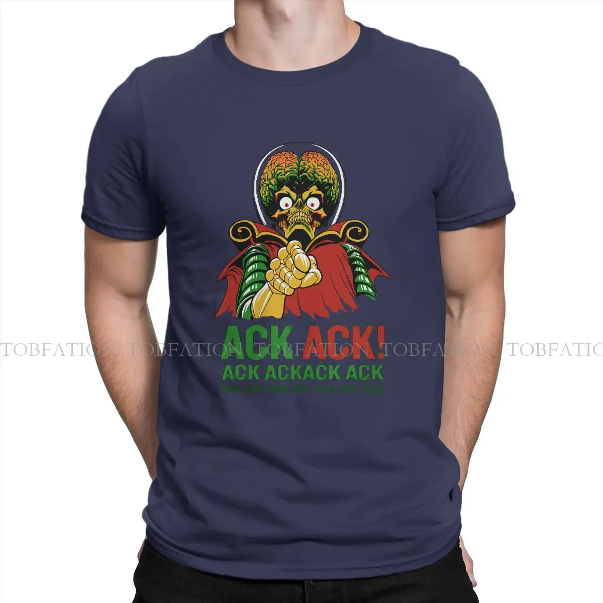 Mars Attacks Alien Sci-Fi Movies TShirt for Men Ackack Humor Leisure Tee T Shirt High Quality New Design Fluffy - Premium  from Lizard Vigilante - Just $19.99! Shop now at Lizard Vigilante