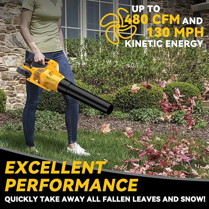 Electric Goddess EG-32000R — Cordless 6-Gear Air Blower Beast | 20V Compatible Superpower for Snow, Leaves, Dust & Chaos