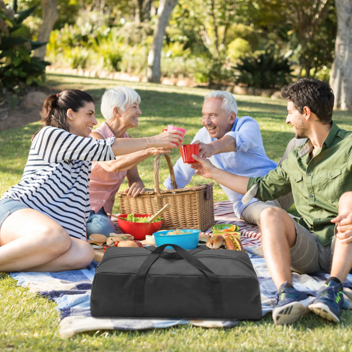 Outdoor Camping Storage Bag – 600D Oxford Cloth Extra Large Tote for Fishing Rods, Tent Poles, and Travel Gear - Premium storage bag from Lizard Vigilante - Just $20.99! Shop now at Lizard Vigilante