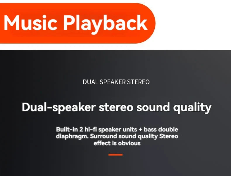 Portable Bluetooth Speaker with Wireless Charging Atmosphere Light Clock Alarm Function Double Speaker USB Charging