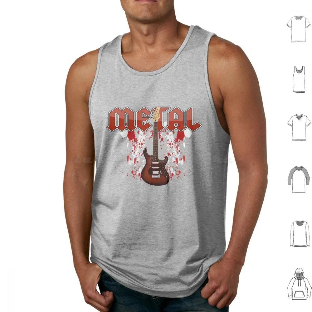 Metal Tank Tops Print Cotton Music Skull Metal Guns N Roses Guns And Roses Guns Roses Pantera Ozzy Osbourne Black - Premium  from Lizard Vigilante - Just $21.99! Shop now at Lizard Vigilante