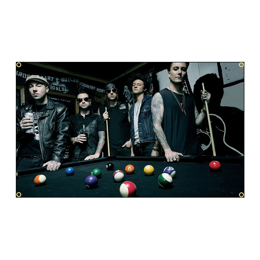 Avenged Sevenfold Heavy Rock Band Flag - 3x5FT Polyester Printed Banner for Decoration - Premium flag from Lizard Vigilante - Just $15.99! Shop now at Lizard Vigilante