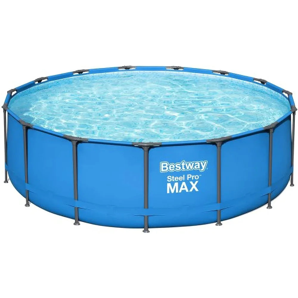 15' x 48" Above Ground Swimming Pool | Durable Steel Frame Pool - Premium swimming pool from Lizard Vigilante - Just $498.88! Shop now at Lizard Vigilante