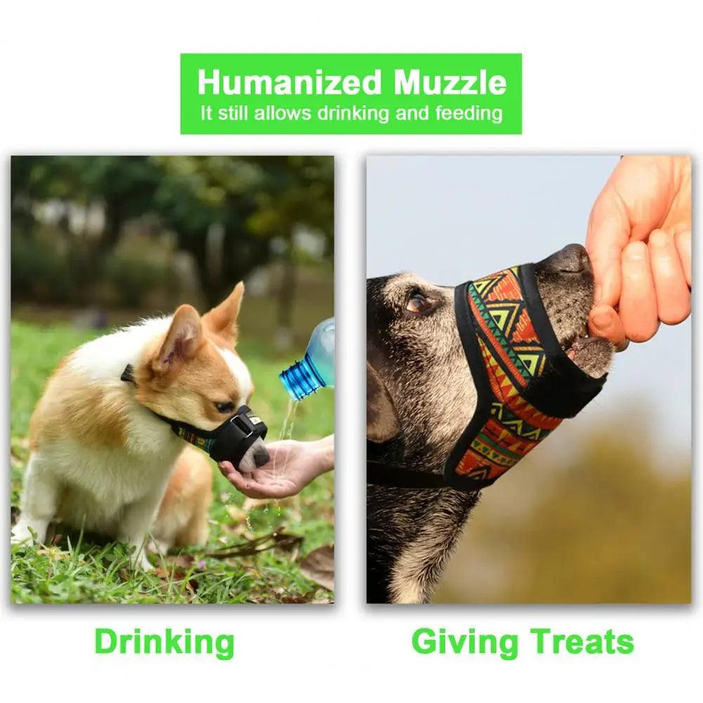 Adjustable Dog Muzzle Buckle Design Breathable High Elasticity Puppy Muzzle Pet Face Protector for Small Medium Large Dogs  - Premium dog muzzle from Lizard Vigilante - Just $18.99! Shop now at Lizard Vigilante