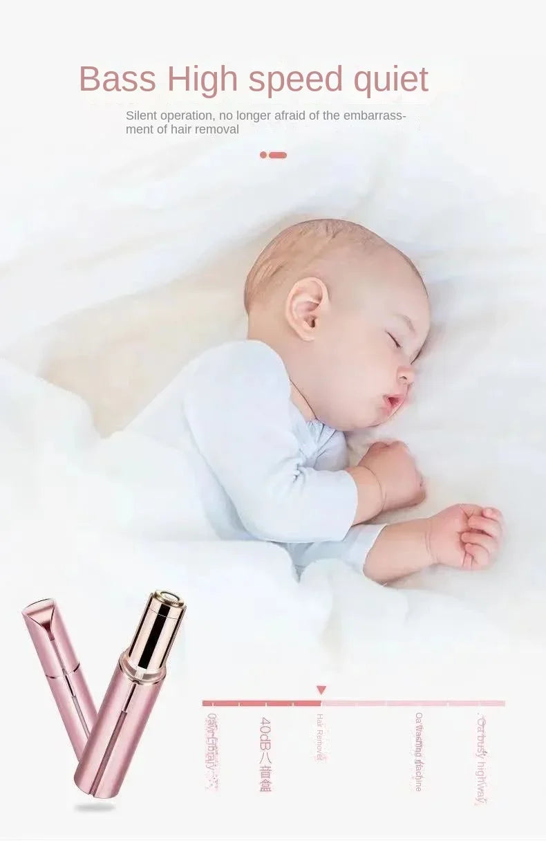 Slay & Slay Again – Lipstick-Sized Electric Epilator for Smooth Criminals (Face, Bikini, Zero Mercy) - Premium Electric Epilator from dsers - Just $17.77! Shop now at Lizard Vigilante