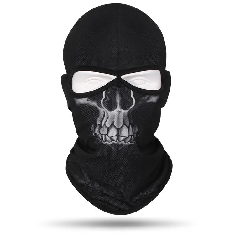 Skull Bandana Balaclava for Men & Women – Halloween Windproof Sports Scarf, Full Face Cover for Riding, Skiing, Fishing, Hiking, and More - Premium T-Shirt from Lizard Vigilante - Just $19.99! Shop now at Lizard Vigilante