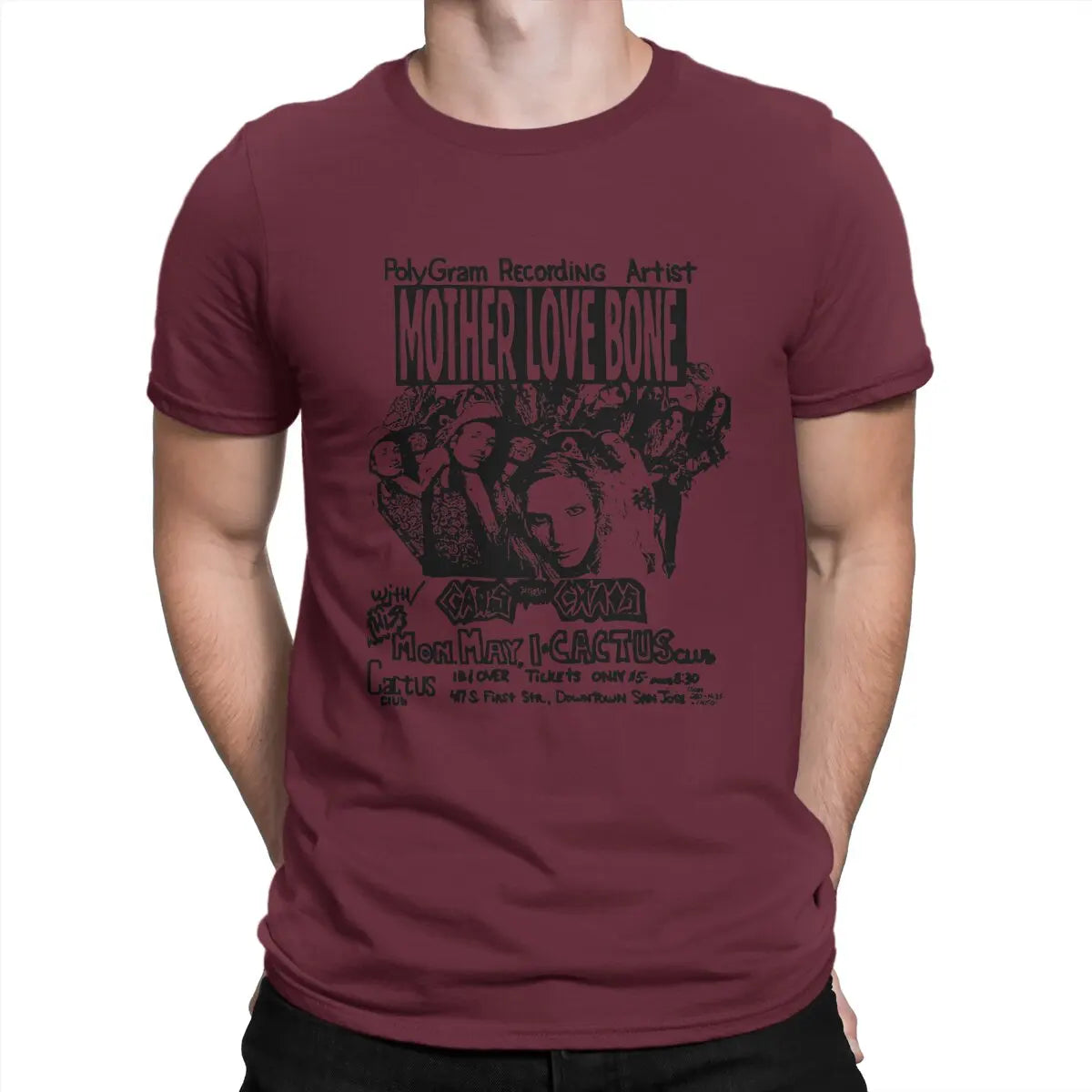 Mother Love Bone x Soundgarden Men’s Tee – A Rock Icon’s Essential Casual Style - Premium tee from Lizard Vigilante - Just $23.88! Shop now at Lizard Vigilante