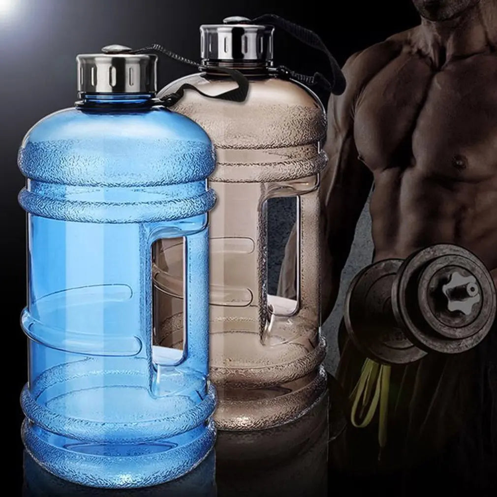 2.2L Large Capacity Water Bottle PETG Water Bottle Training Sports Drink Bottle Outdoor Gym Sports Training Fitness Drinking Cup - Premium  from Lizard Vigilante - Just $1.99! Shop now at Lizard Vigilante