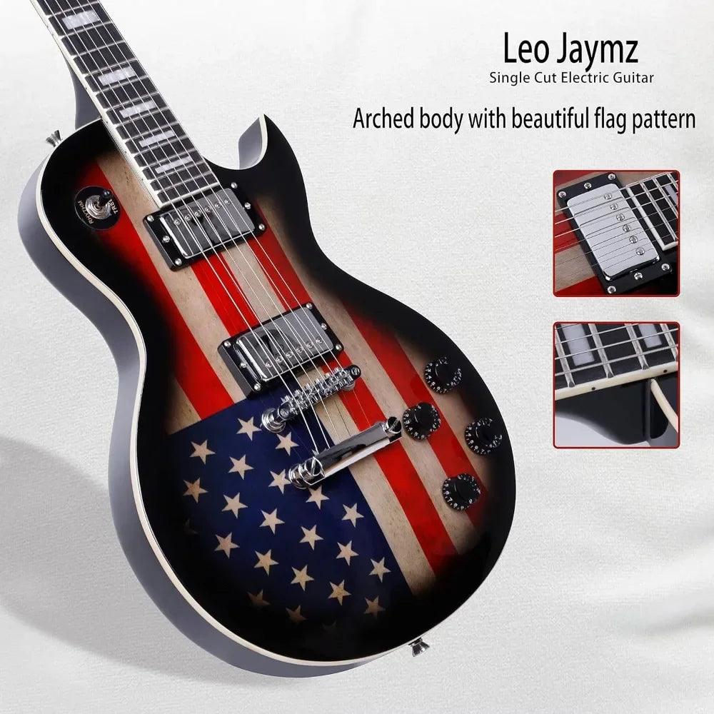 24.75" Single Cut Curved Top Electric Guitar - Classic Single Cut Top Curved Body - Mahogany Body and Neck Free Ship - Premium Electric Guitar from Lizard Vigilante - Just $256.99! Shop now at Lizard Vigilante