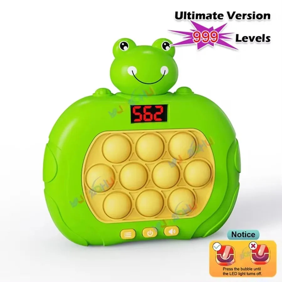 999 Levels Electronic Pop Light Quick Push Game Console - Premium game from Lizard Vigilante - Just $19.88! Shop now at Lizard Vigilante