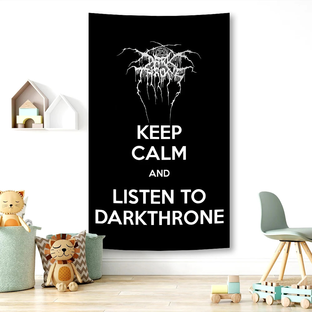 Darkthrones True Norwegian Black Metal Tapestry - Gothic Home Decor - Premium Tapestry from Lizard Vigilante - Just $20.99! Shop now at Lizard Vigilante