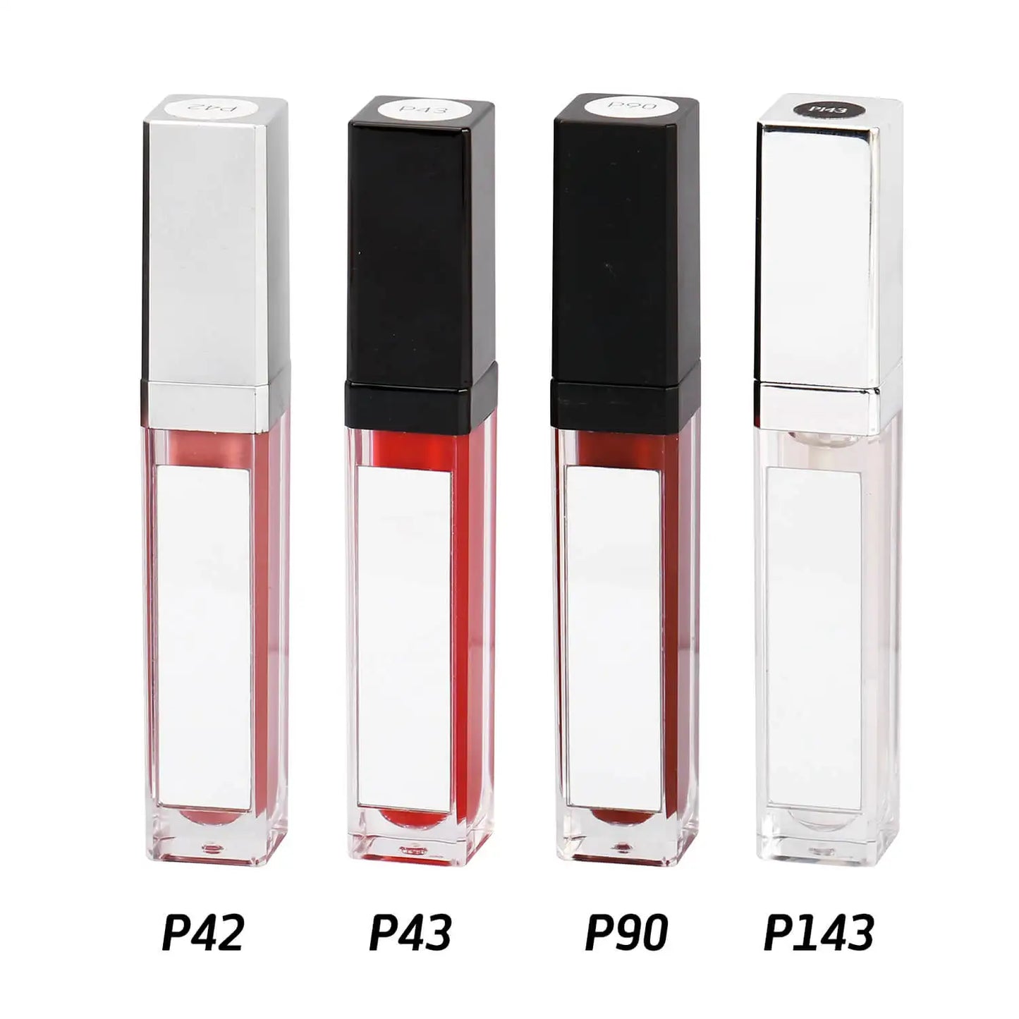 Lip Gloss with Led Light and Mirror Private Label Lipstick Liquid Shiny Colors P42 P43 P90 P143