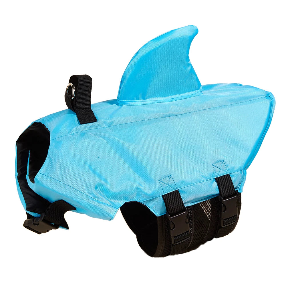 Shark Dog Life Jacket Enhanced Buoyancy Small Dogs Swimming Clothes Safety Vest with Handle - Premium dog supplies from Lizard Vigilante - Just $19.99! Shop now at Lizard Vigilante