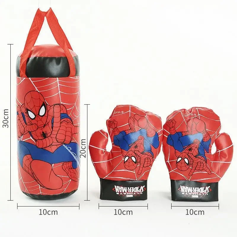 Marvel Spider-Man Kids' Mini Boxing Gloves & Hanging Sandbag Set – Stress Relief & Fun for Movie Fans - Premium punching bag from Lizard Vigilante - Just $23.88! Shop now at Lizard Vigilante